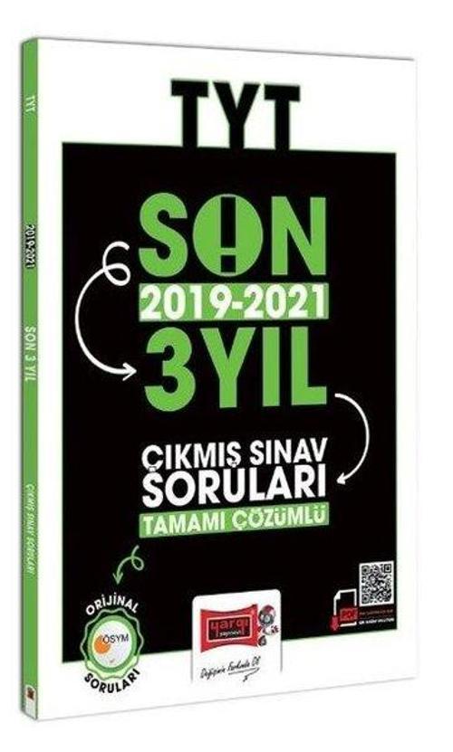 TYT Son 3 Yıl 2019 - 2021 Tamamı Çözümlü Çıkmış Sorular