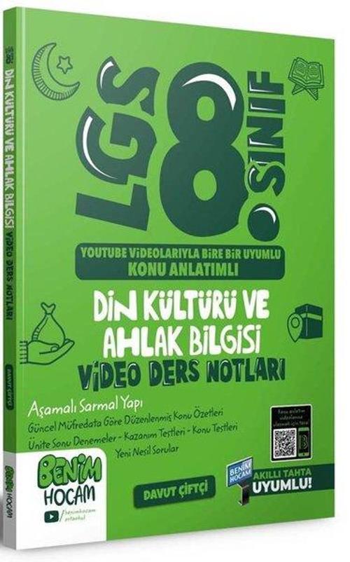 2023 LGS 8.Sınıf Din Kültürü ve Ahlak Bilgisi Video Ders Notları-Konu Anlatımlı