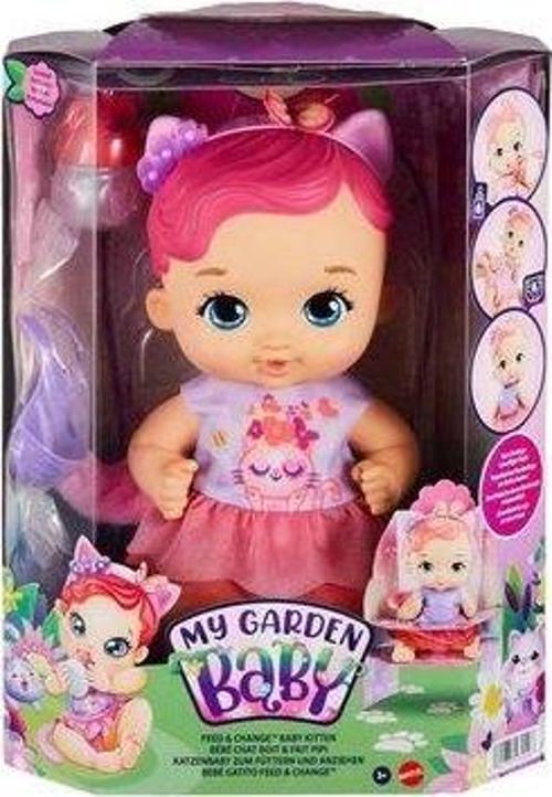 Oyuncak My Garden Baby Yavru Kedi Bebeğimin Bakım Zamanı - Pembe Saçlı Bebek HHL21