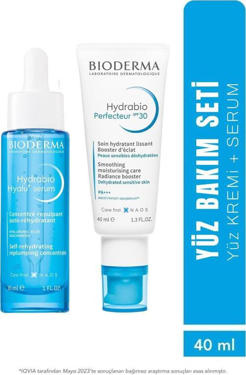 Hydrabio Perfecteur SPF30 40 ml + Bioderma Hydrabio Hyalu Serum 30 ml