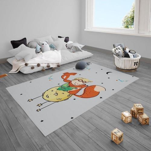 Çocuk Bebek Odası Halısı Küçük Prens ve Tilki Arkadaşlar