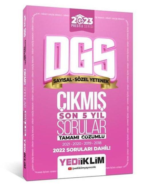 2023 Prestij Serisi DGS Tamamı Çözümlü Son 5 Yıl Çıkmış Sorular