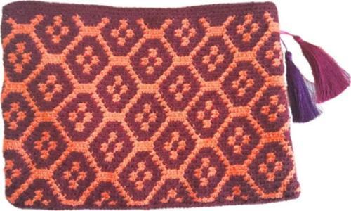 El Örgüsü Wayuu Clutch Çanta (31 Cm X 23 Cm)