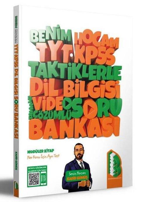 2023 TYT KPSS Taktiklerle Dil Bilgisi Tamamı Video Çözümlü Soru Bankası