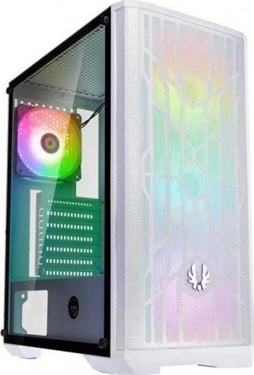 Nova Mesh SE Beyaz Tempered Glass ARGB USB 3.0 ATX Mid Tower Kasa