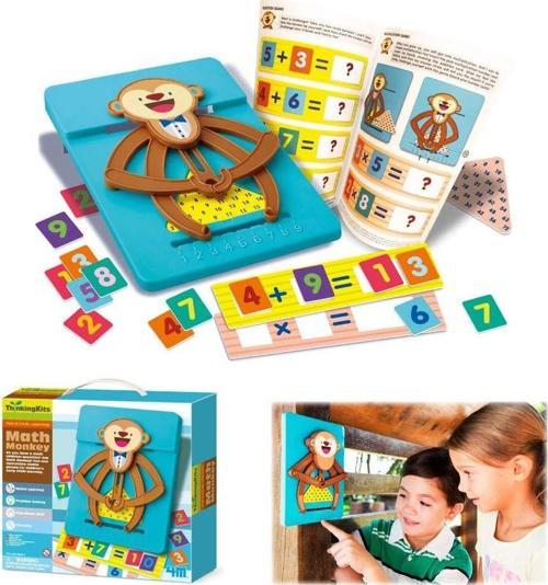 Eğlenceli Pratik S.T.E.M Matematik Öğretme Seti Maymun Matematik Öğretiyor Stem Seti