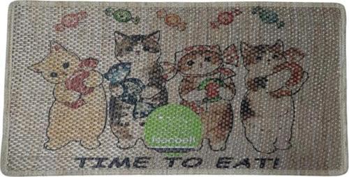 Jüt Halı Kedi Tırmalama 70X43 cm Desenli No:1