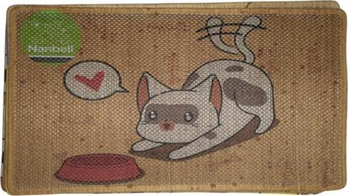 Jüt Halı Kedi Tırmalama 70X43 cm Desenli No:5
