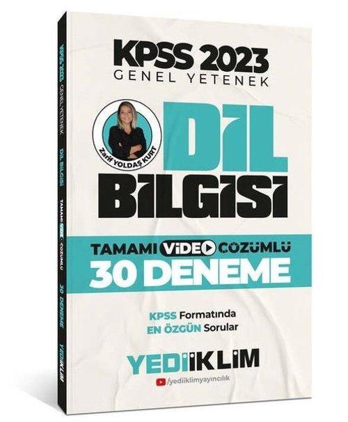 2023 KPSS Genel Yetenek Dil Bilgisi Tamamı Video Çözümlü 30 Deneme