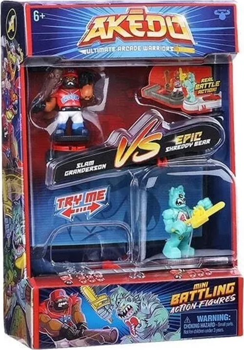 Akedo 2Li Paket Slam Granderson vs Shreddy Bear AKE01000-14216