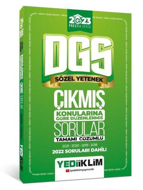 2023 DGS Prestij Serisi Sözel Yetenek Konularına Göre Tamamı Çözümlü Çıkmış Sorular