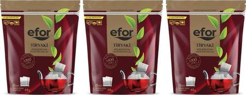 Demlik Poşet Çay Jumbo Tiryaki 40Gr 25 Li X 3 Adet