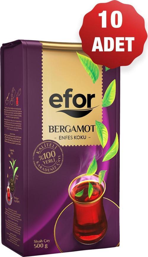 Bergamot Aromalı Dökme Siyah Çay - 500Gr X 10 Adet