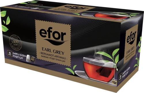 Earl Grey Bardak Poşet Siyah Çay - 25'Li