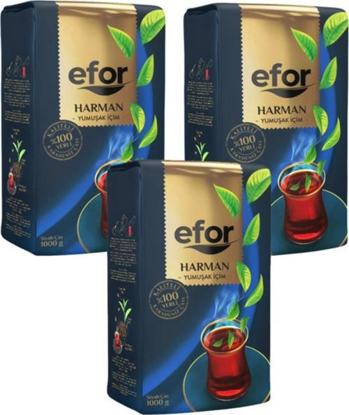 Harman Çayı 1 Kg 3Lü Set - Dökme Siyah Çay Yumuşak Içim