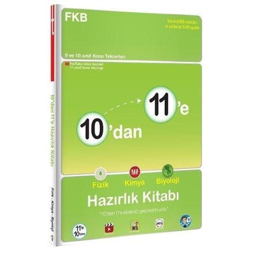 10'dan 11'e Fizik Kimya Biyoloji Hazırlık Kitabı