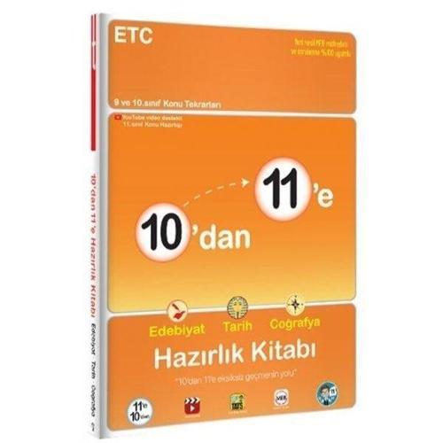 10'dan 11'e Edebiyat Tarih Coğrafya Hazırlık Kitabı