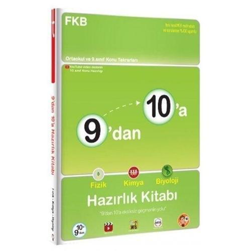 9'dan 10'a Fizik Kimya Biyoloji Hazırlık Kitabı