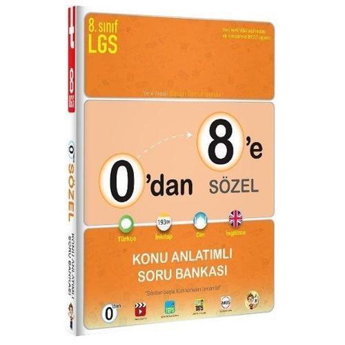 0'dan 8'e Sözel Konu Anlatımlı Soru Bankası