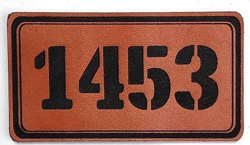 1453 Deri PEÇ- Arma - Patch