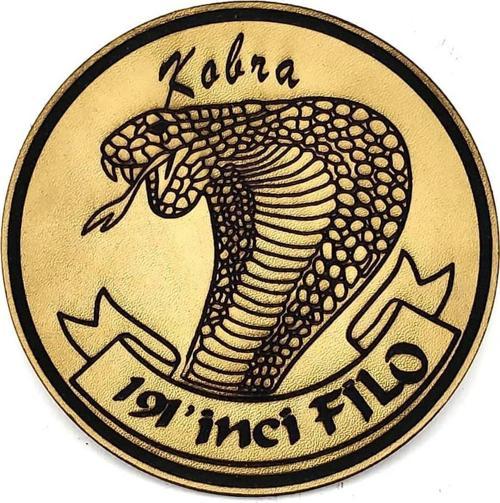 191 FİLO Deri PEÇ - Arma - Askeri Patch
