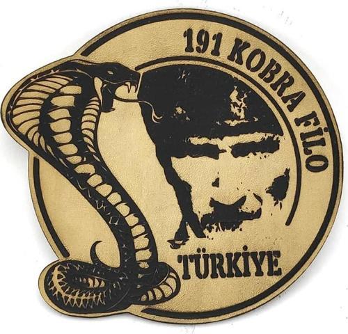 191 FİLO Deri PEÇ - Arma - Askeri Patch