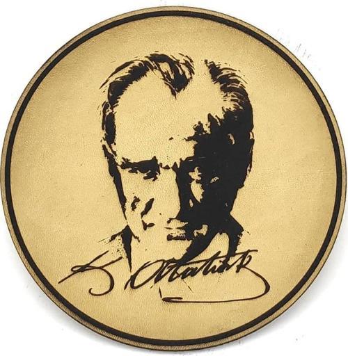 ATATÜRK Deri PEÇ - Arma - Askeri Patch