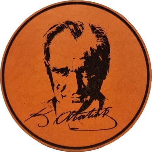 ATATÜRK Deri PEÇ - Arma - Askeri Patch