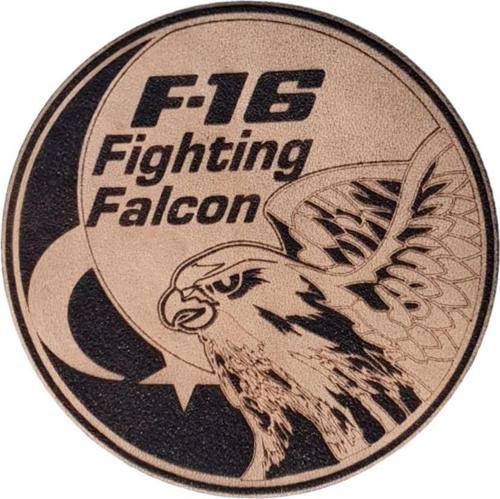 F16 FIGHTING FALCON Deri PEÇ - Arma - Askeri Patch