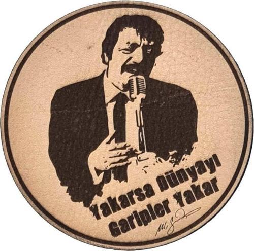 Müslüm Baba Yakarsa Dünyayı Garipler Yakar- Deri PEÇ - Arma - Askeri Patch