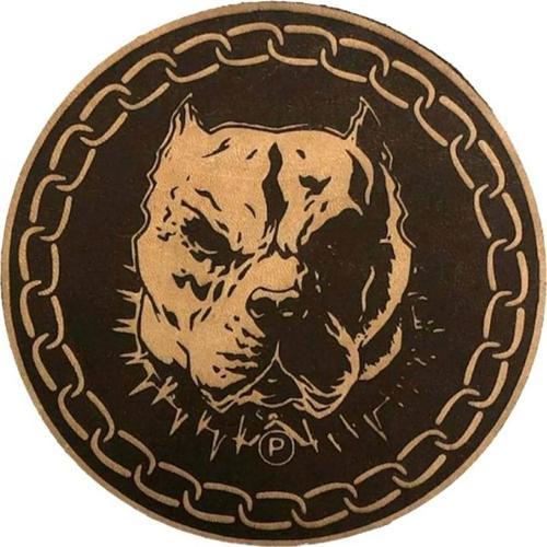 PİTBULL - Deri PEÇ - Arma - Askeri Patch pitbul peç
