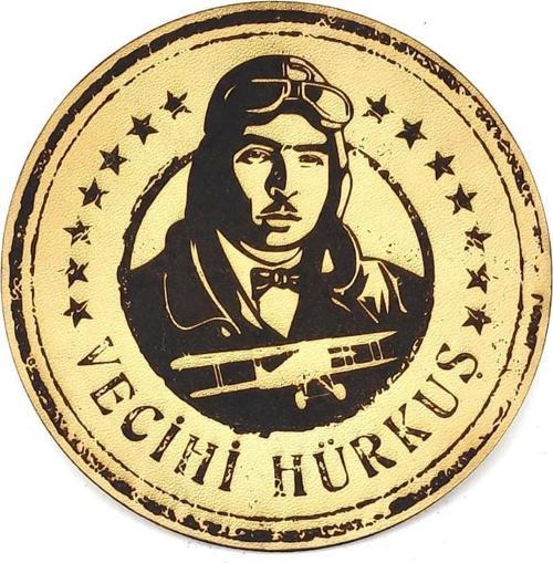 VECİHİ HÜRKUŞ Deri PEÇ - Arma - Askeri Patch