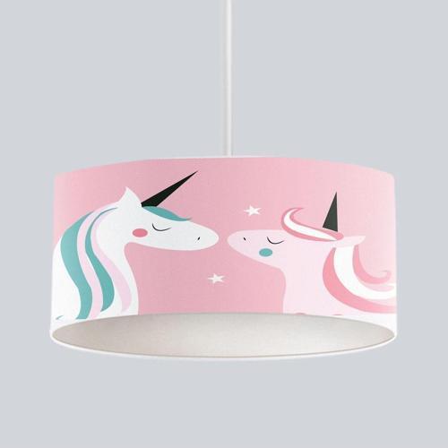 Çocuk Bebek Odası Sarkıt Avize Unicornlu Atlar