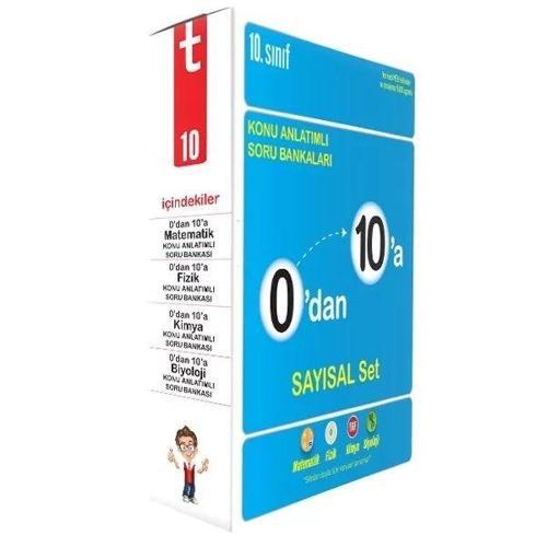 0'dan 10'a Konu Anlatımlı Soru Bankası Sayısal Set