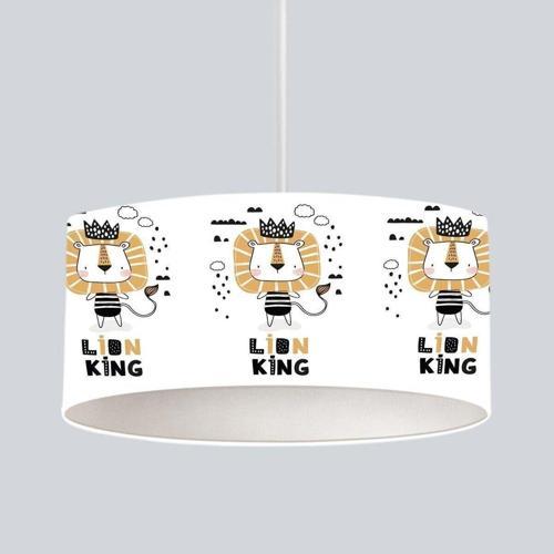 Çocuk Bebek Odası Sarkıt Avize Taclı Aslan Lion King
