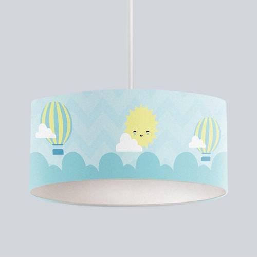 Çocuk Bebek Odası Sarkıt Avize Bulutlu Güneşli Uçan Balon