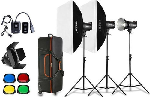 SK400 II 3'lü Stüdyo Paraflaş Kit (400 Watt)