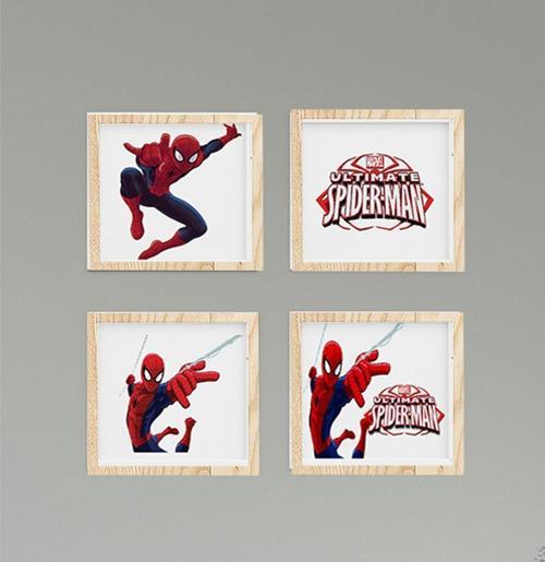 Çocuk Bebek Odası Tablo Spiderman Örümcek Adam Marvel