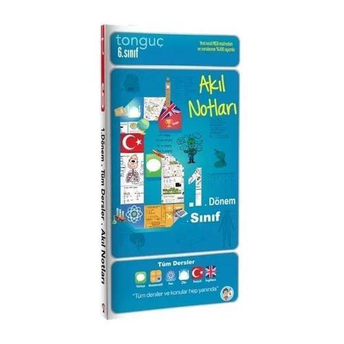 Tonguç Akademi 6.1 Akıl Notları Cep Boy 6. Sınıf 1. Dönem Ders Notları