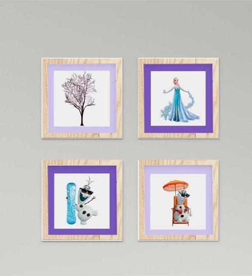 Çocuk Bebek Odası Tablo Elsa Karlar Ülkesi
