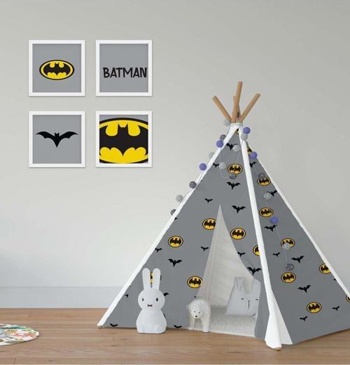 Çocuk Bebek Odası Oyun Çadırı Batman Yarasa