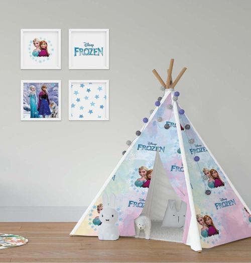 Çocuk Bebek Odası Oyun Çadırı Frozen Elsa ve Anna