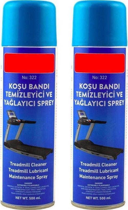 Koşu Bandı Bakım Silikon Yağı 2 Adet 500 Ml Yağlayıcı Sprey