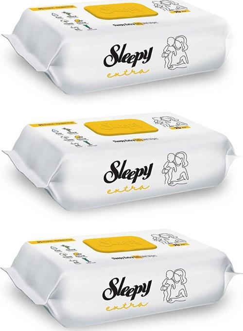 Extra Bebek Islak Mendil 3x70 Adet