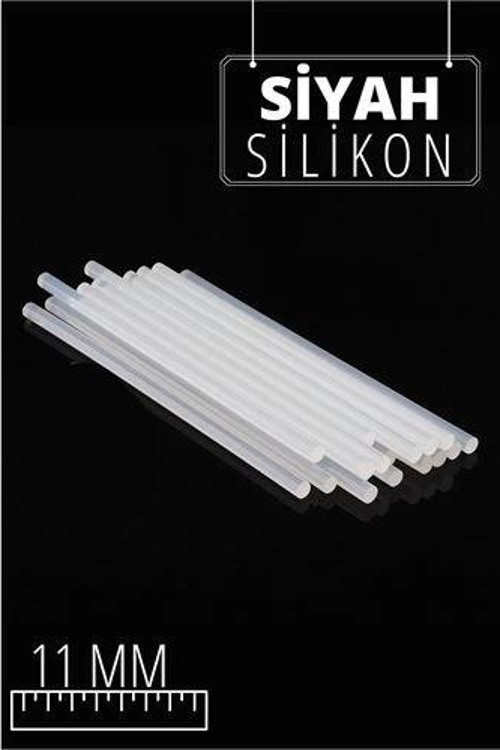 11 mm 12 Adet Sıcak Silikon