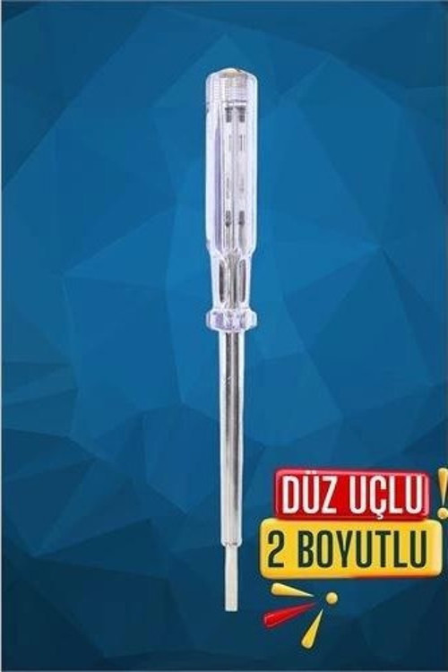 Kontrol Kalemi Elektrik Düz Uç 2 Boyutlu