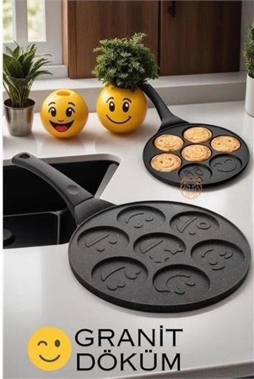 Emoji Pankek Tavası Granit Döküm M.Mazzocchi Design 719496