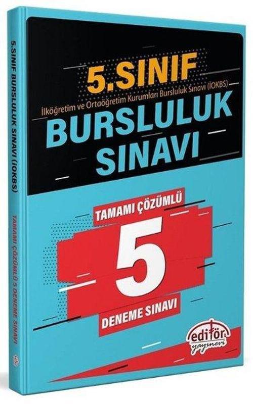 5.Sınıf PBYS Bursluluk Sınavı Çözümlü 5 Deneme