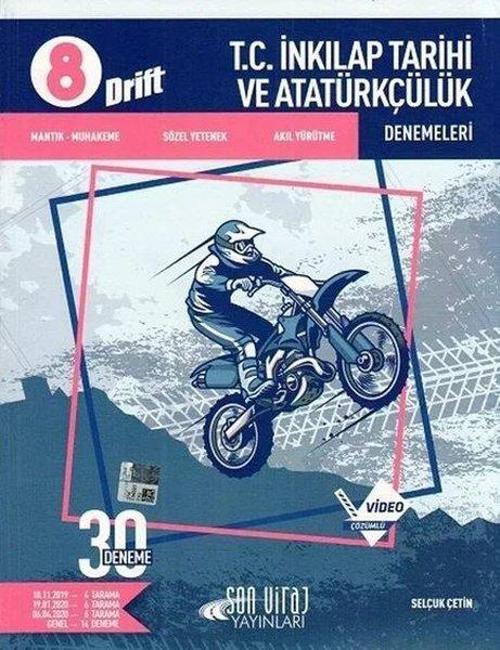 8.Sınıf T.C İnkılap Tarihi ve Atatürkçülük Drift Deneme 30'lu