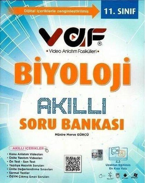 11.Sınıf Biyoloji Akıllı Soru Bankası